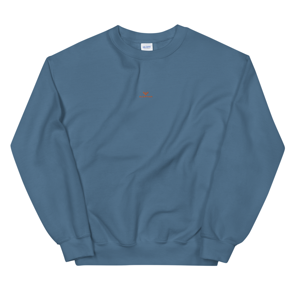 Martian Sportswear - Retro Sweater - Centre Embroidered Logo